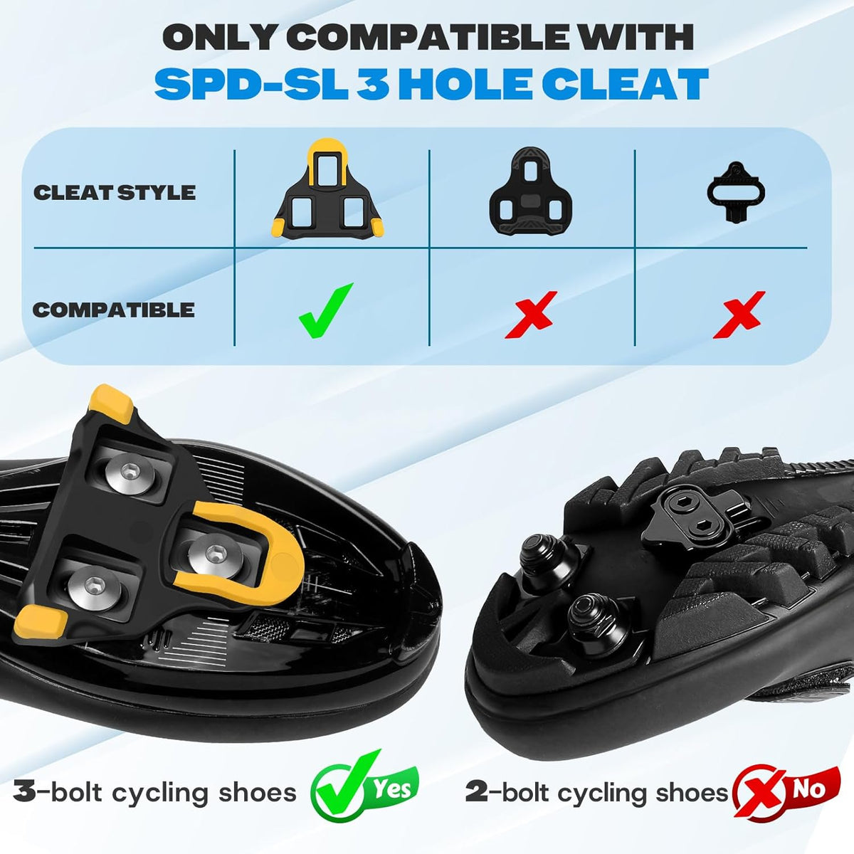 Road Bike Pedals Compatible with Shimano SPD-SL Cleats - Bicycle Clipless Titanium Sealed Bearing