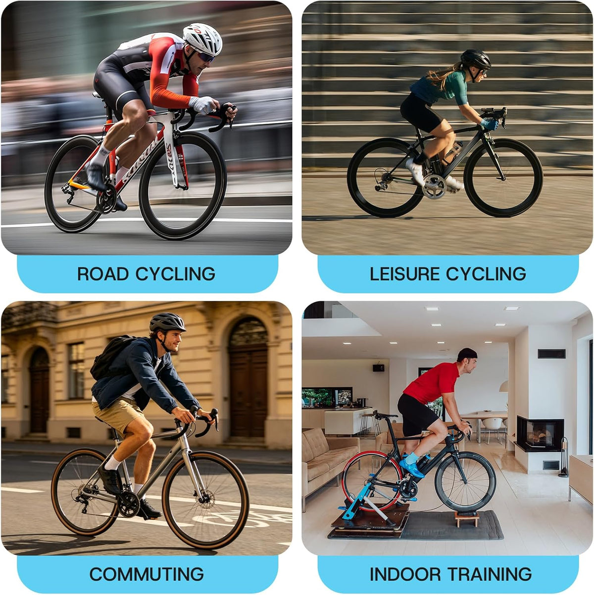 Road Bike Pedals Compatible with Shimano SPD-SL Cleats - Bicycle Clipless Titanium Sealed Bearing