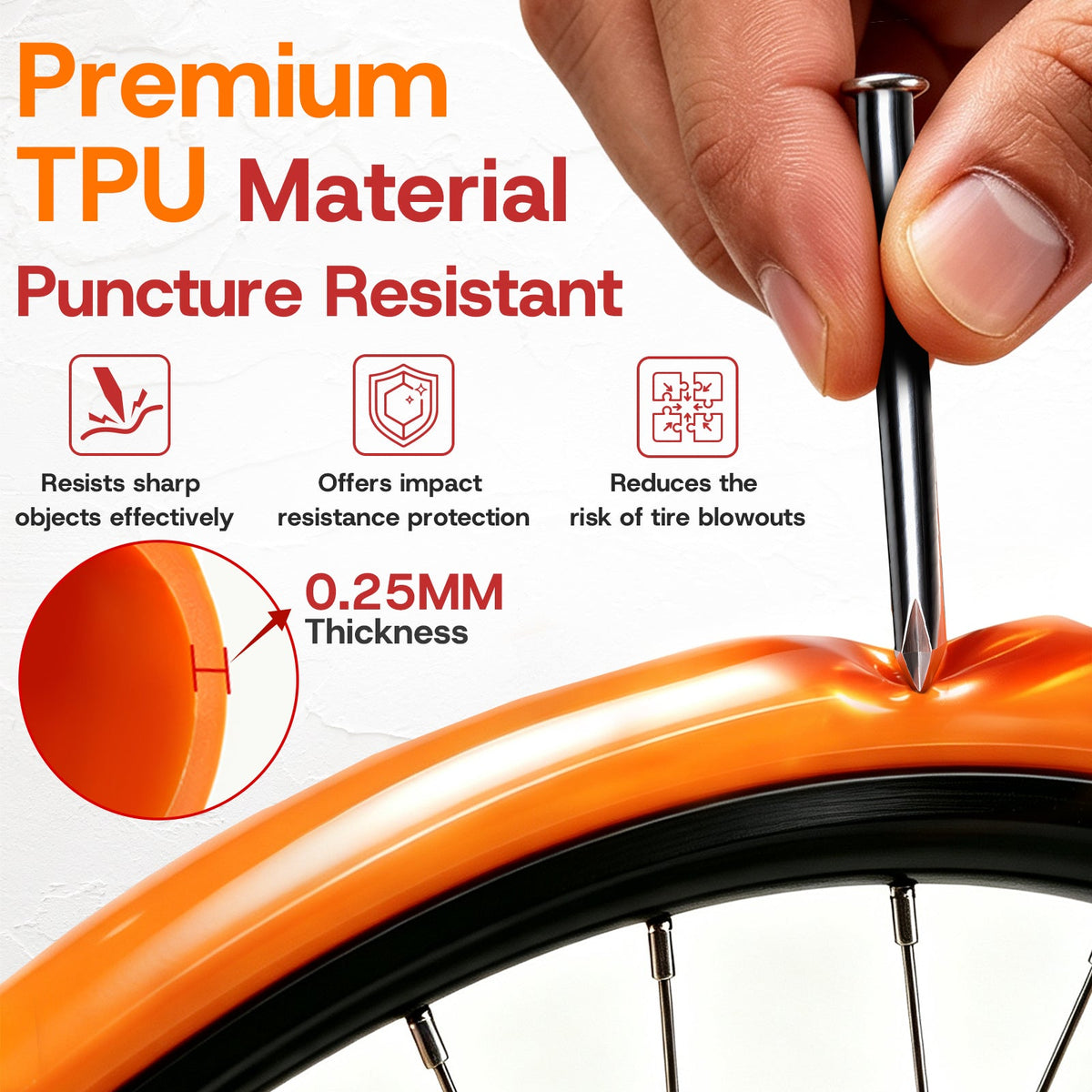 TPU Bike Inner Tube 2PCS