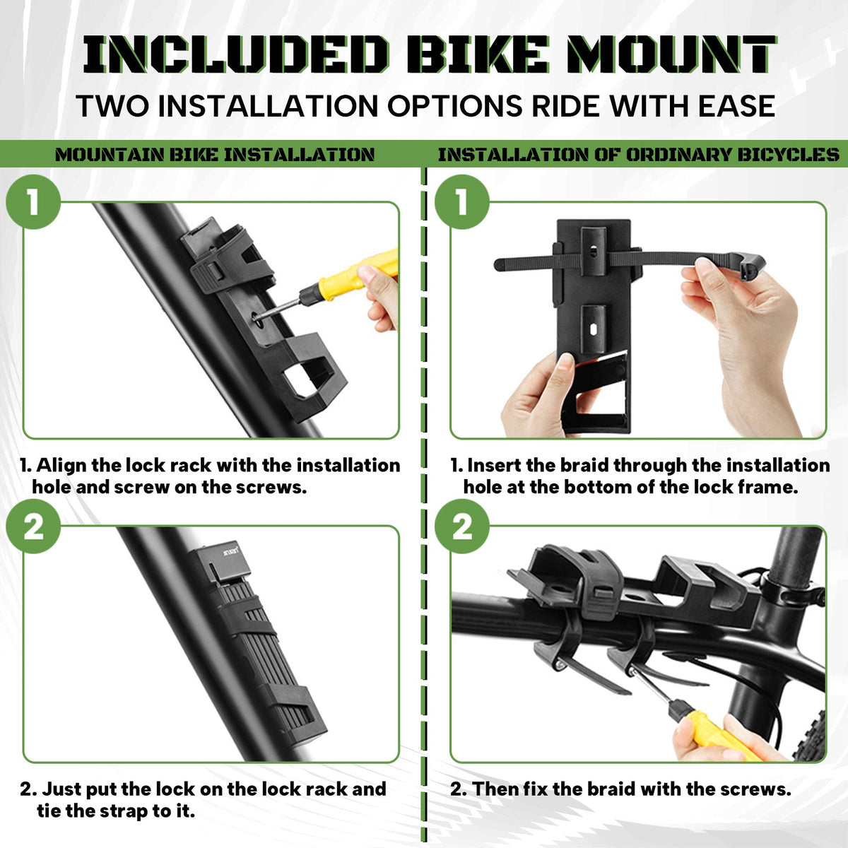 Foldy Bike Lock Star