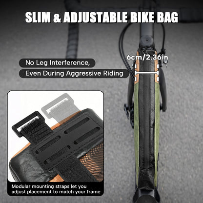 0.9L Waterproof Top Tube Bike Bag